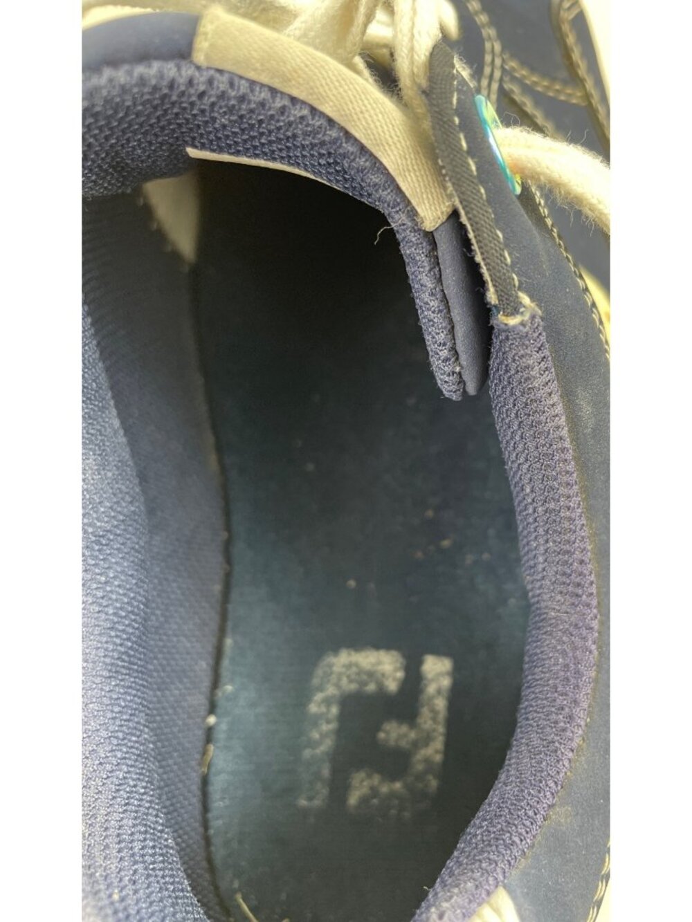 FootJoy Sport Retro Women's Size 7.5M Spikeless Golf Shoes 92387 Navy Blue - Picture 13 of 13